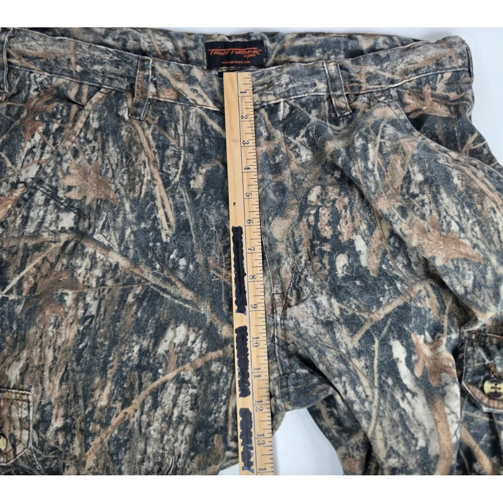 TrueTimber Camo Hunting Cargo Pants DRT Mens Medium 34x30 Missing Button